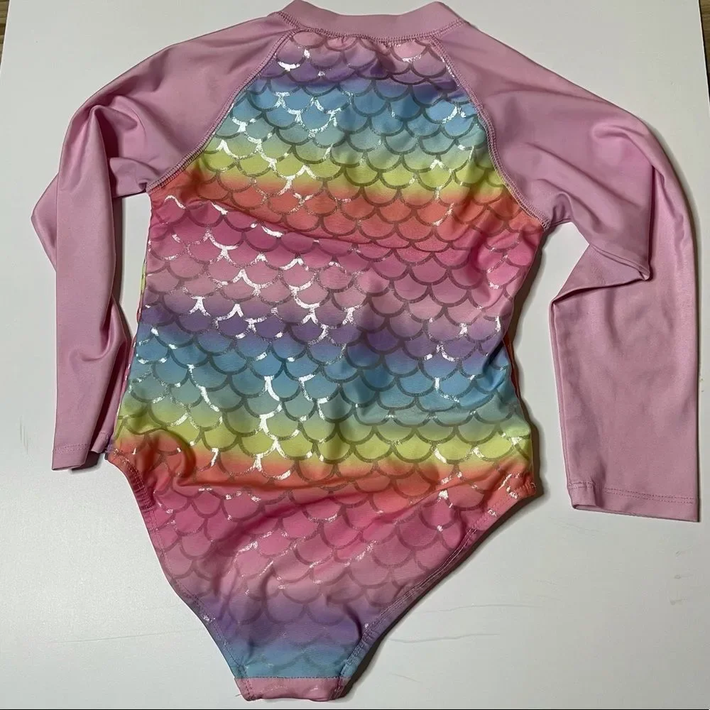 JXstar Girl’s Rashguard One Piece Long Sleeve Swim